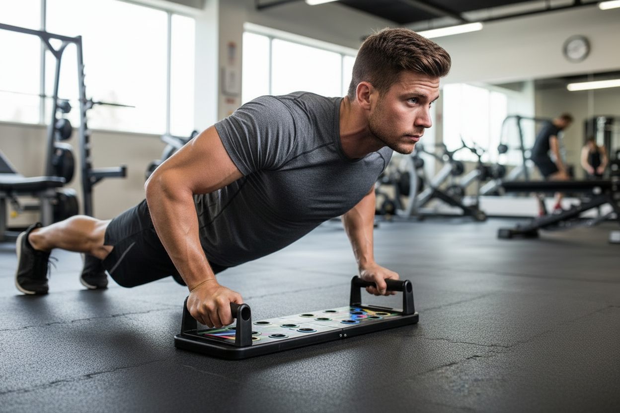 Realistic Push-Up Board Photo